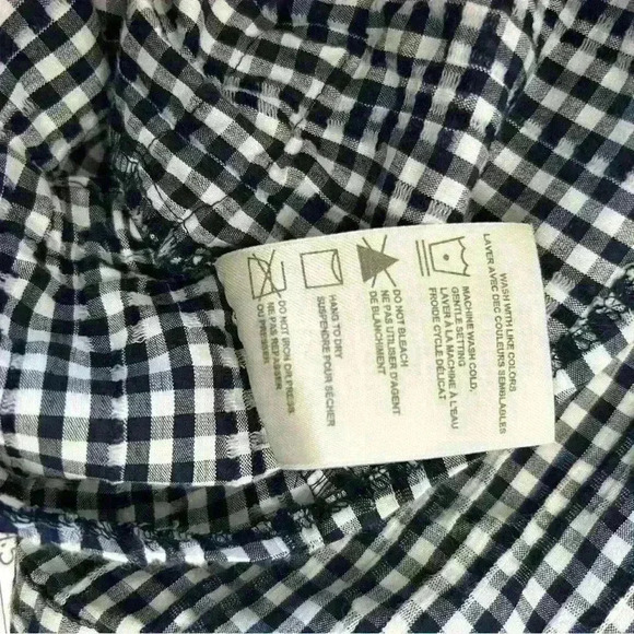 Denver Hayes Women's Medium Checkered Button Down Blouse - Picture 7 of 10